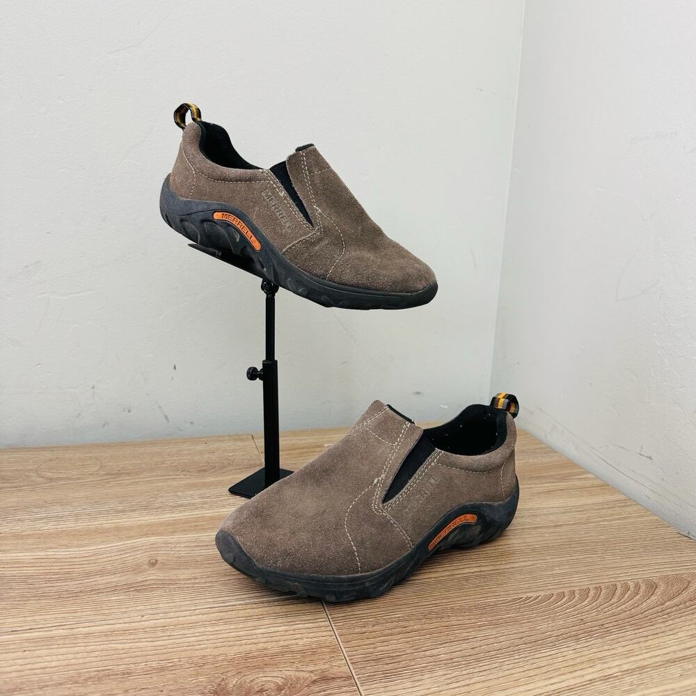 Merrell Jungle Moc Brown Slip On Shoes Boys Size 3.5